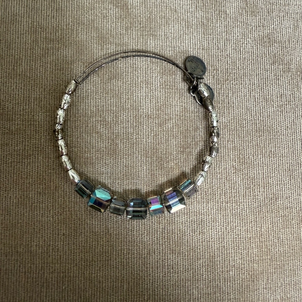 Alex and Ani Silver Bracelet with Elegant Beads